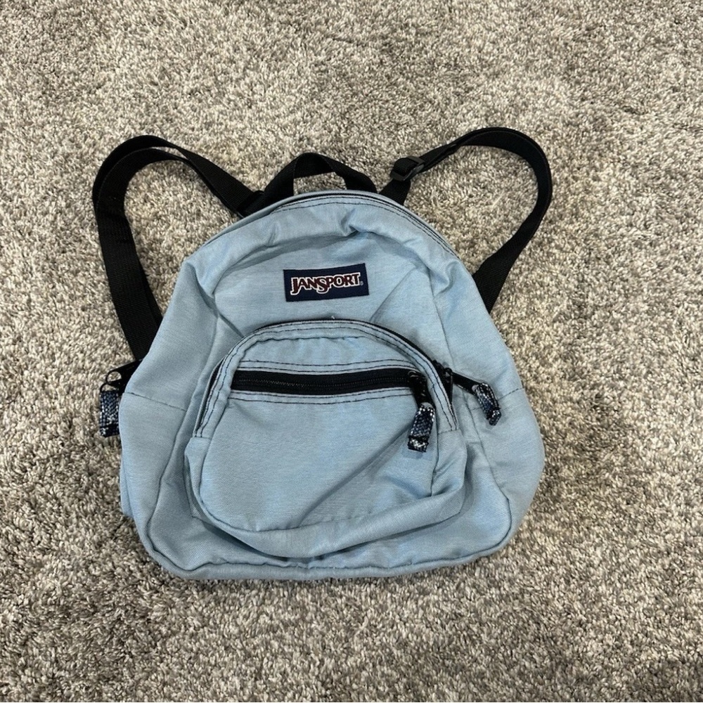 Vintage JanSport Sky Blue Mini Backpack